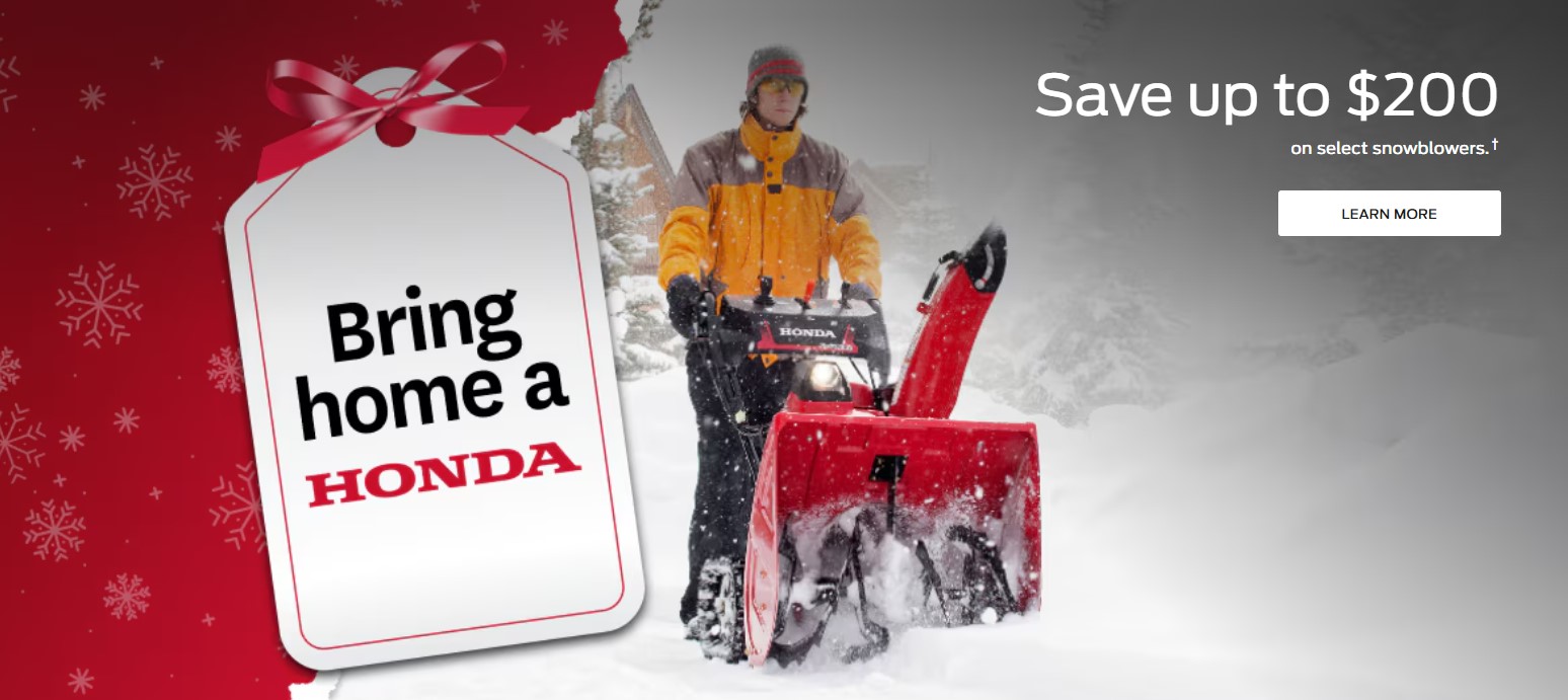 BRING HOME A HONDA SNOW