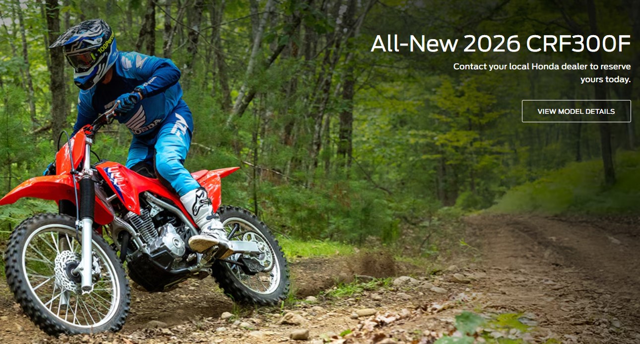 ALL-NEW CRF300F TRAIL BIKE