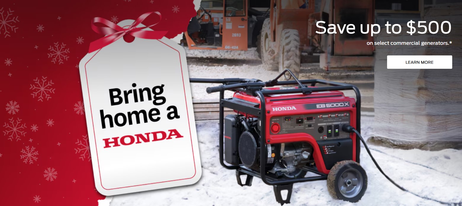 BRING HOME A HONDA EB5000