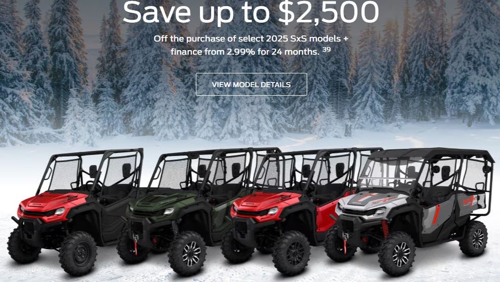Honda SXS Jan Promo