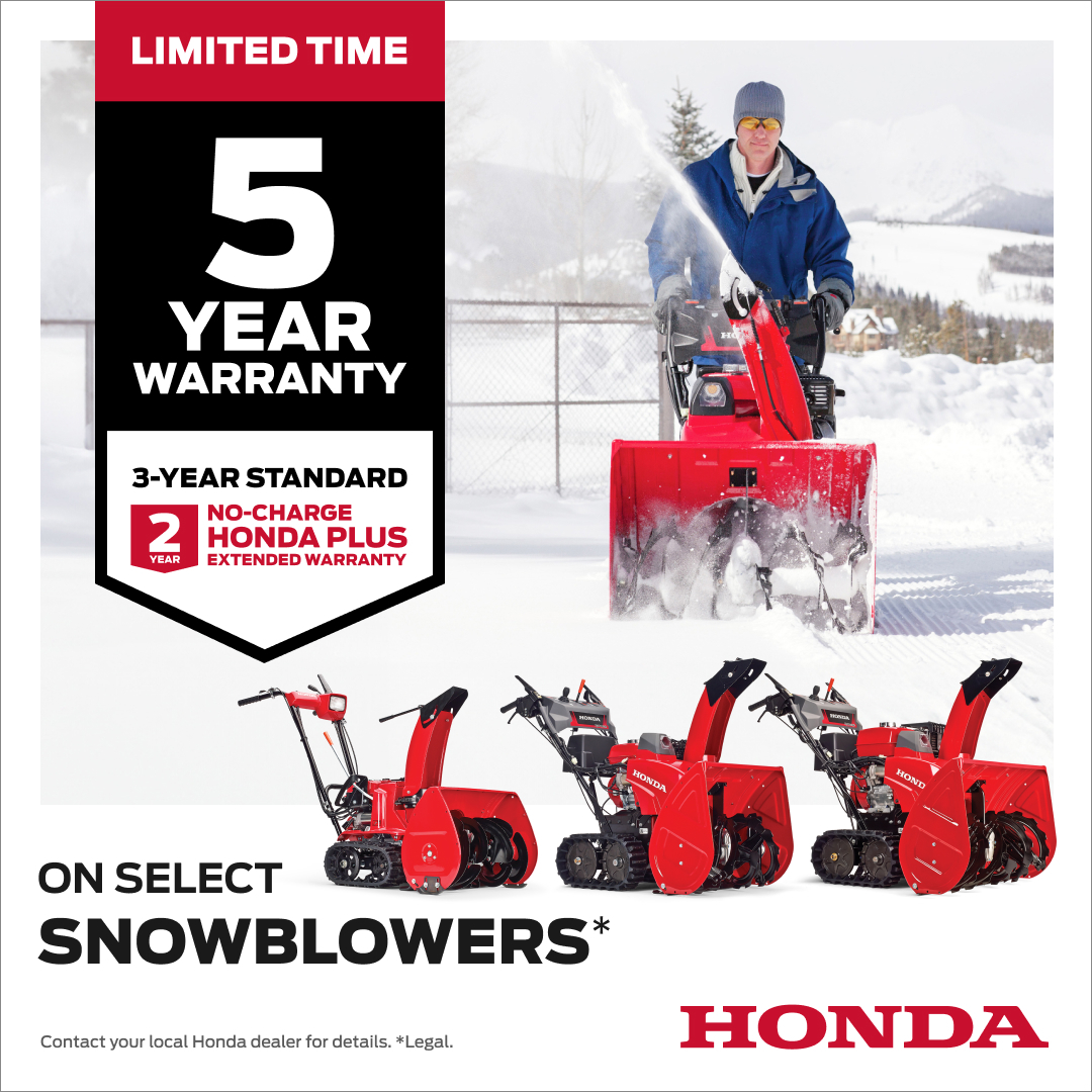 Honda Snow Blower Offer
